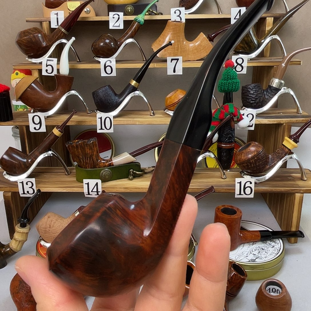 @***石楠木手工烟斗牛头