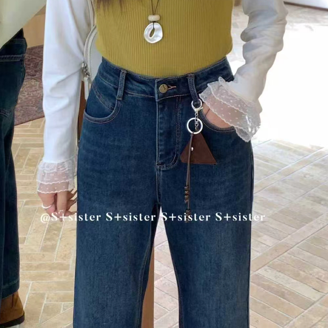 S+  sister w1717 巨显瘦法棍烟管裤