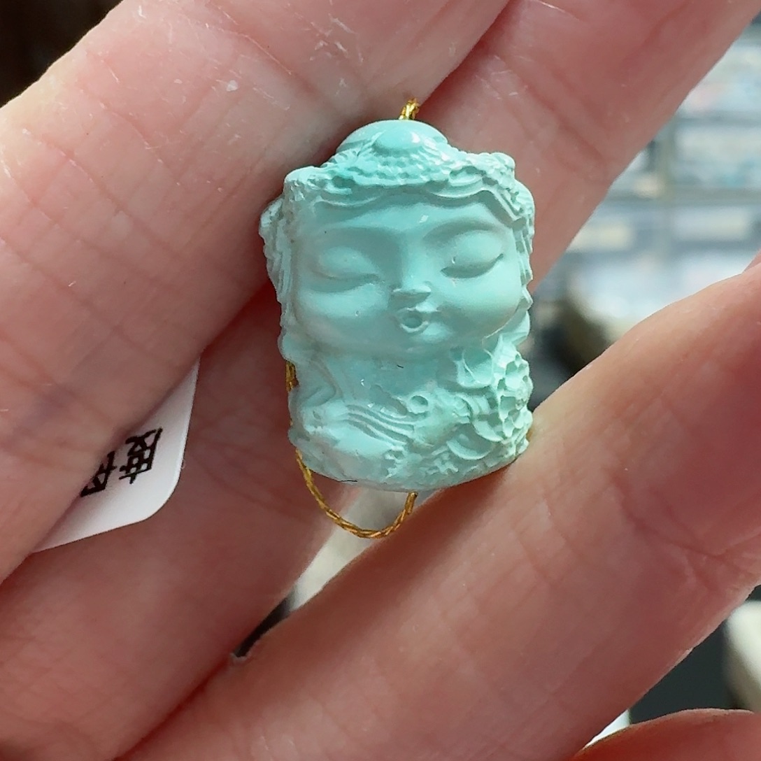 绿松石珠宝奇石未镶嵌