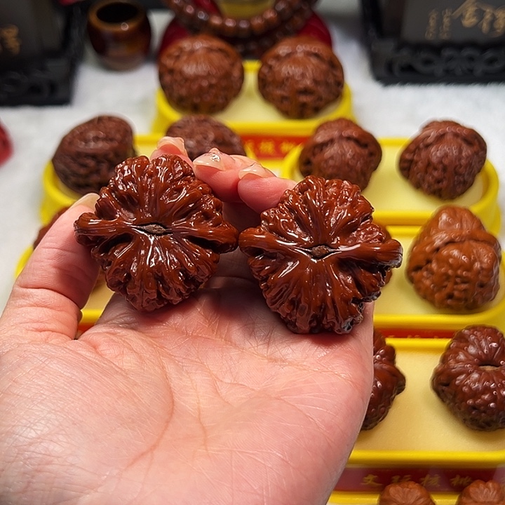 林***-把件文玩核桃核桃文玩44茭白