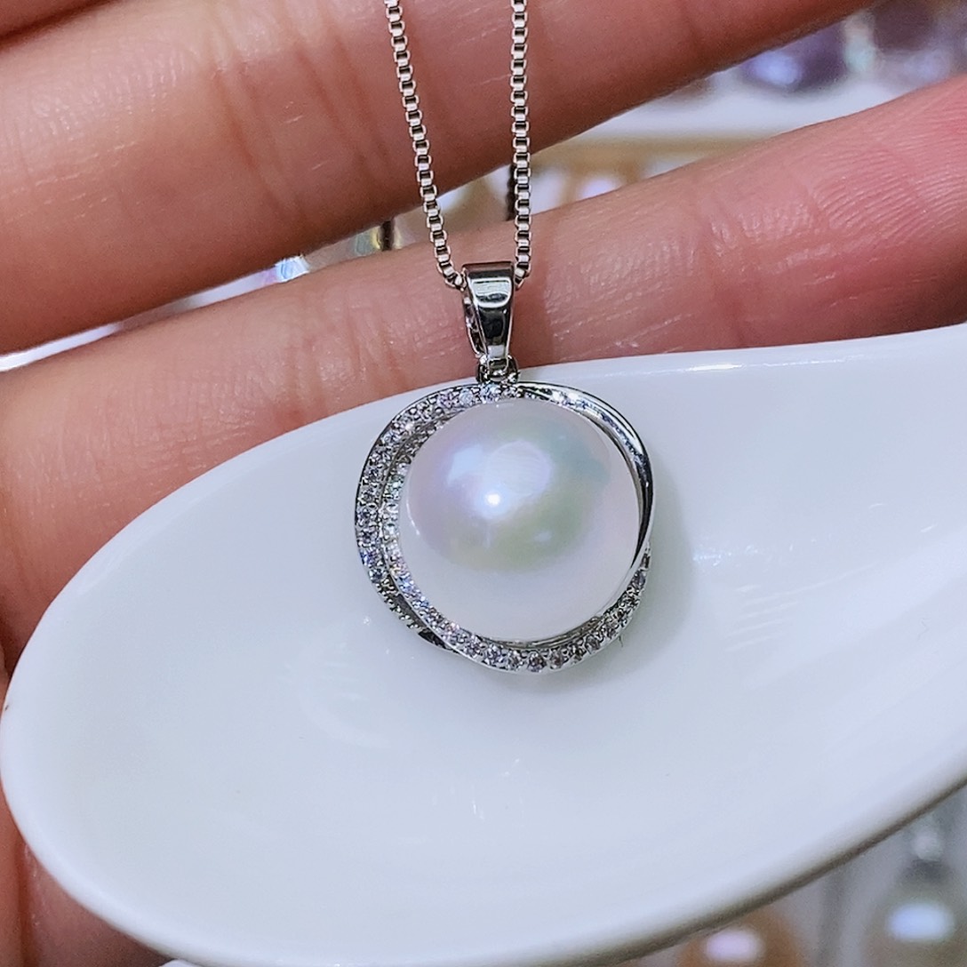 淡水珍珠颈饰合金