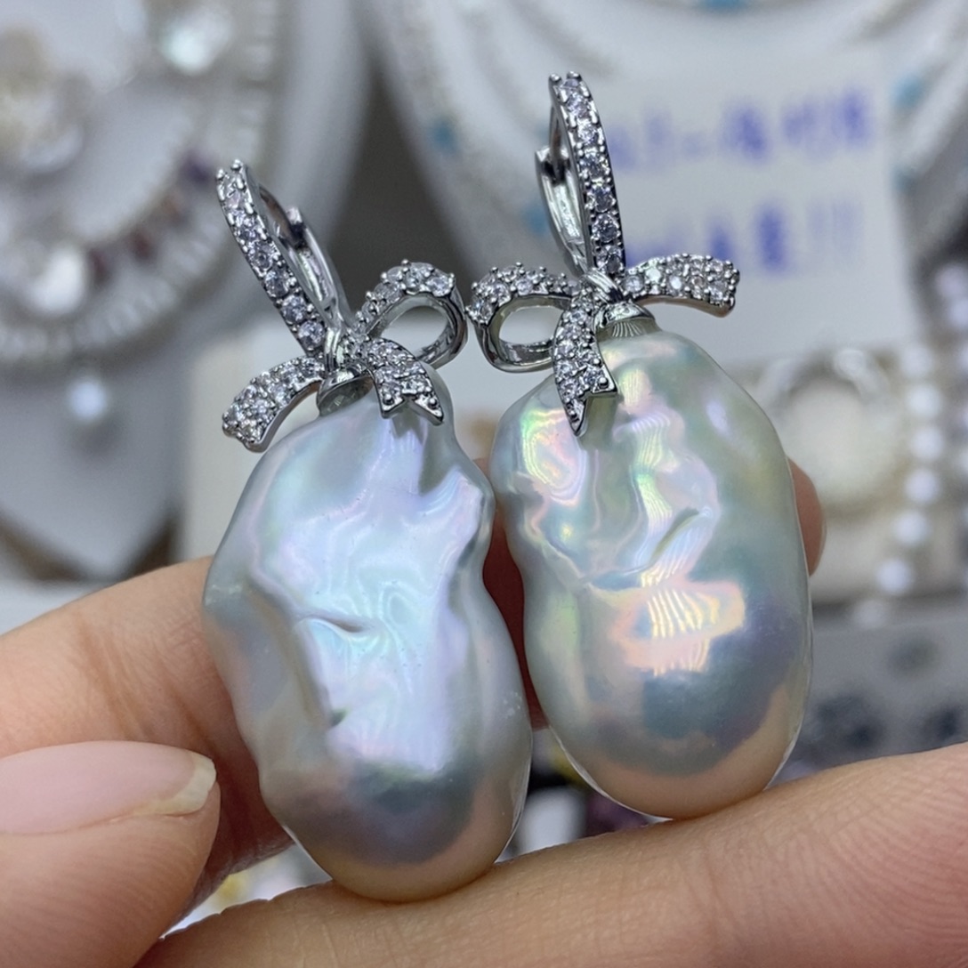 耳饰未镶嵌淡水珍珠