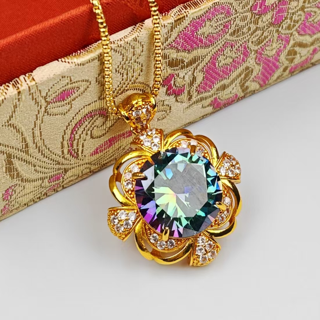 GC欧标国联顶奢瑰宝传藏吊坠保测后发精品t333