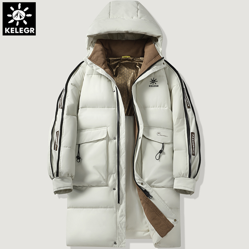 【凯家石头系列】棉衣新款宽松中长款过膝棉服加厚保暖棉袄冬季外套