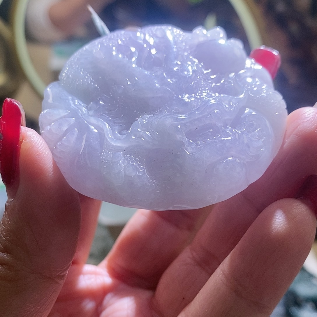【闪购商品】翡翠颈饰未镶嵌龙牌