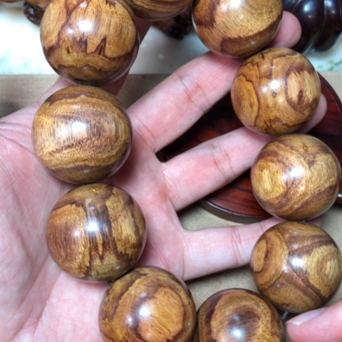 黄花梨/降香黄檀海黄新料持珠