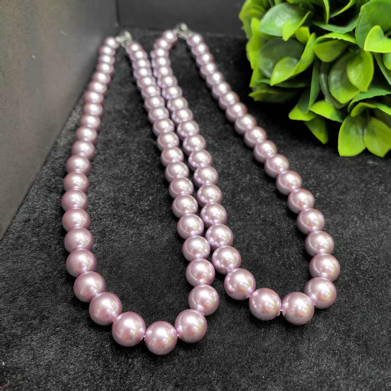 非金属仿珍珠项链 C10067-深海紫玄鲛母贝珠项链多样性发只发一件