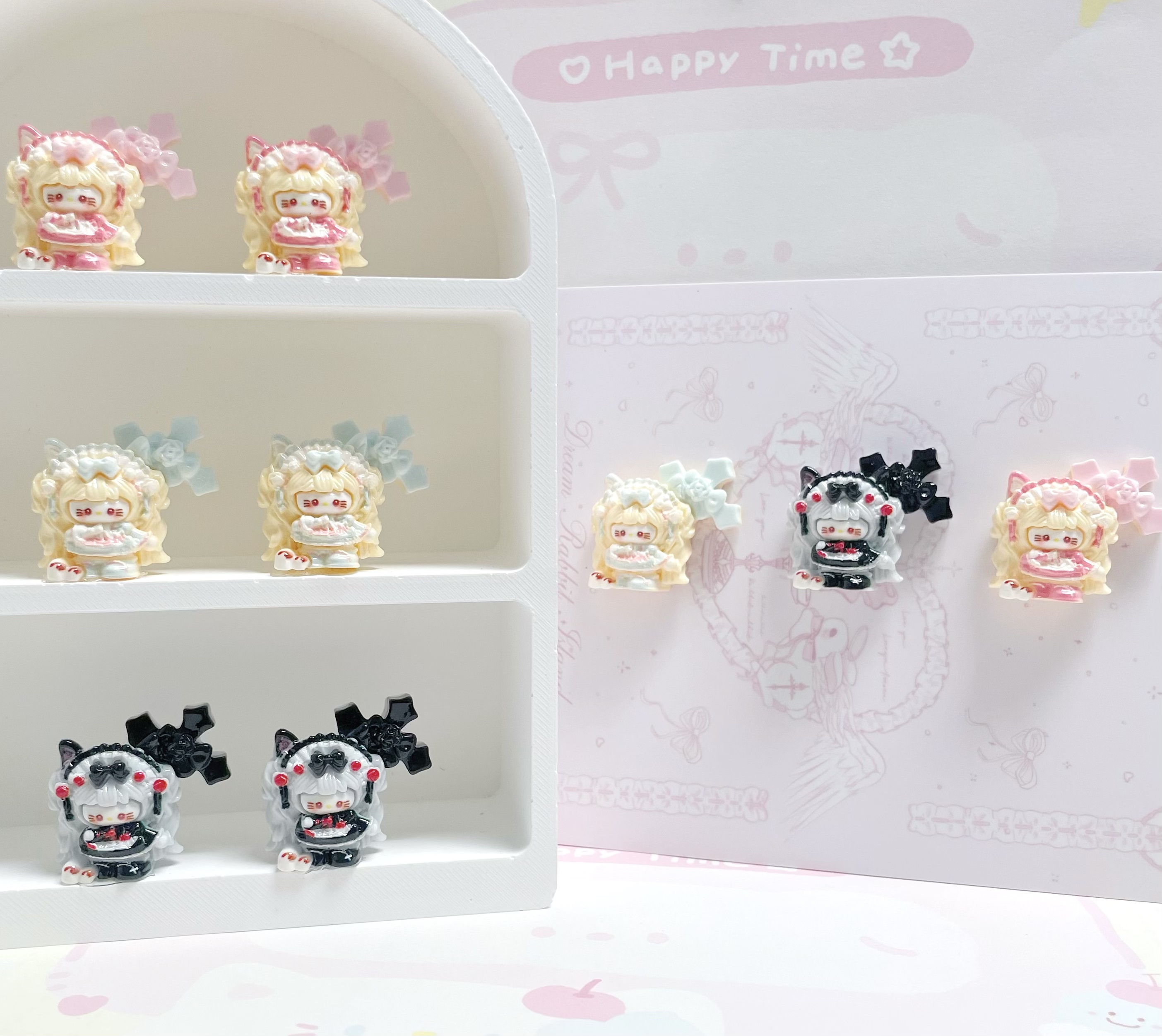 【现货-哥特玫瑰kt】diy手作配件树脂高货平面奶油胶