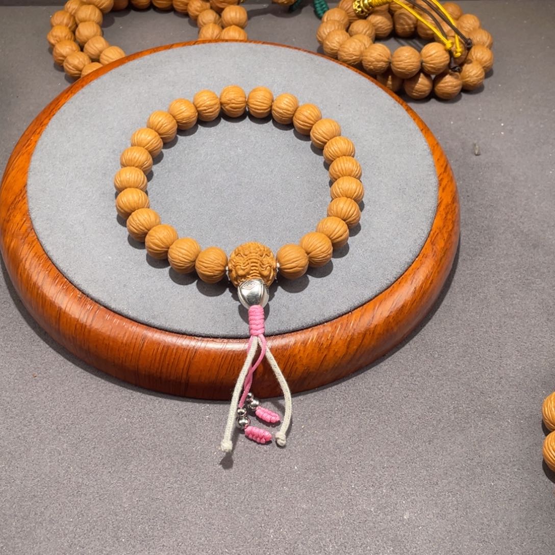 湖***我吊坠文玩核桃12尺寸土豪同尺银饰款手持