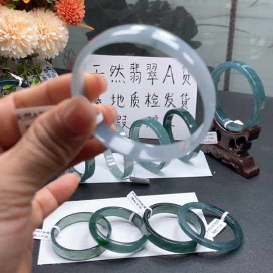 翡翠未镶嵌手镯ʚ*53尺寸