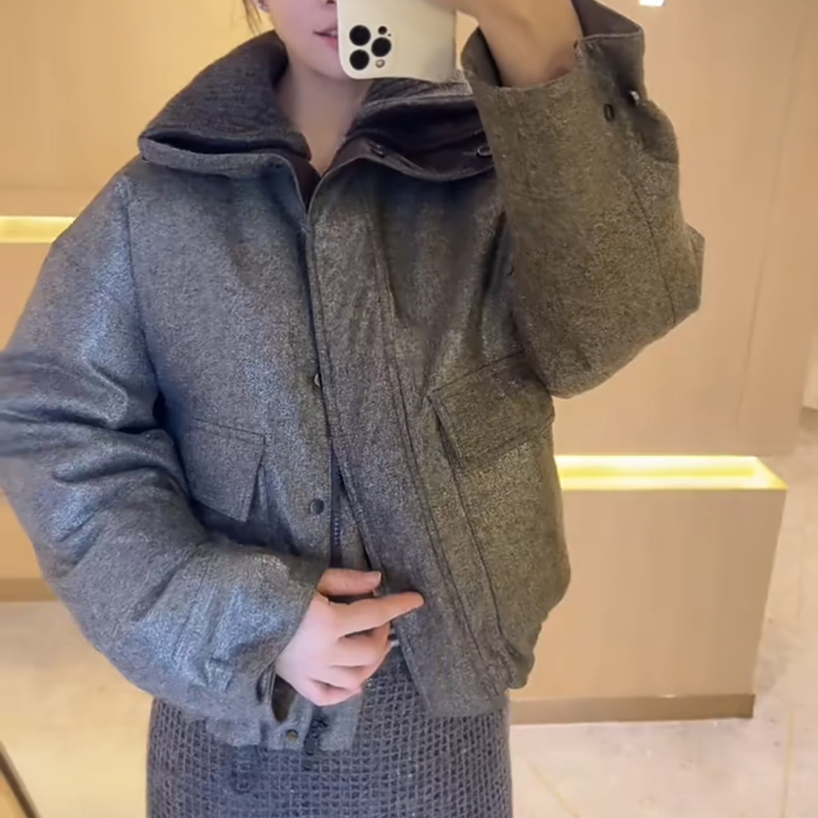 99新 Brunello Cucinelli/布鲁内洛·库奇内利 BC羽绒服 40码03008