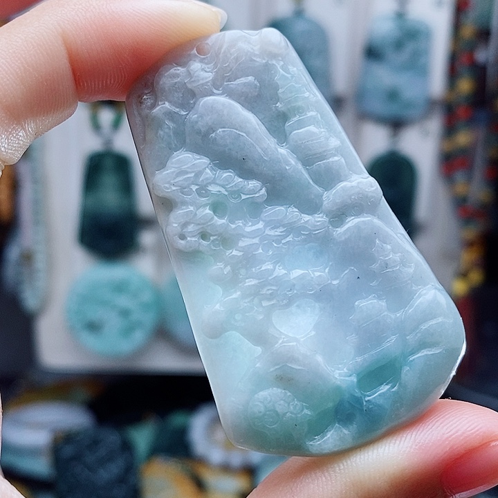 翡翠未镶嵌颈饰翡翠