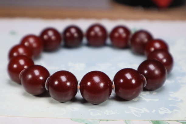 【青希珠宝】天然琥珀蜜蜡圆珠手串尺寸14.5mm