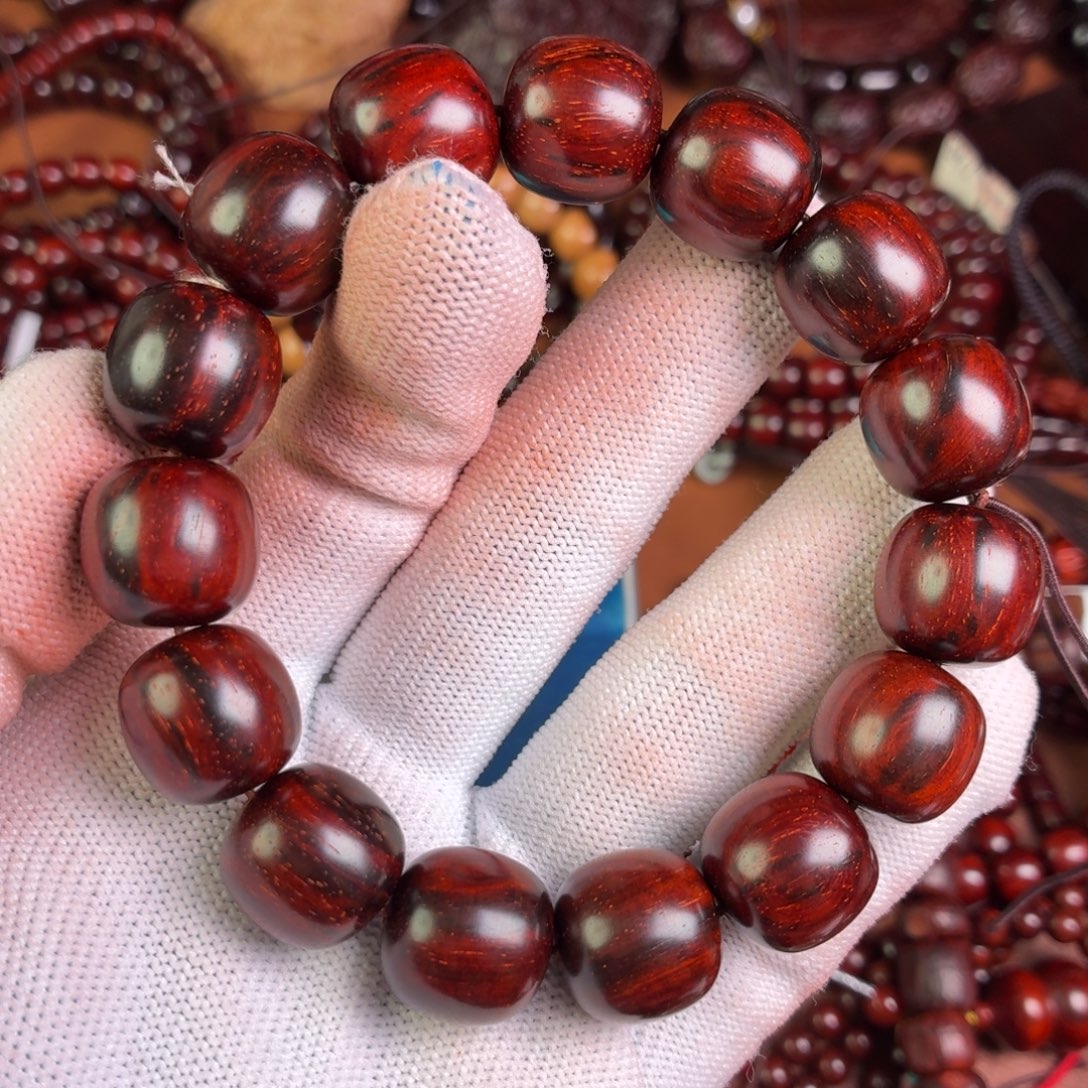 L****小叶紫檀手串/手链无胶无蜡15老型老料