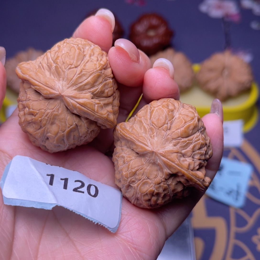 把件文玩核桃南瓜墩 39 1120