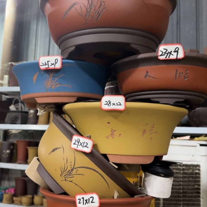 花盆紫砂100-6。       