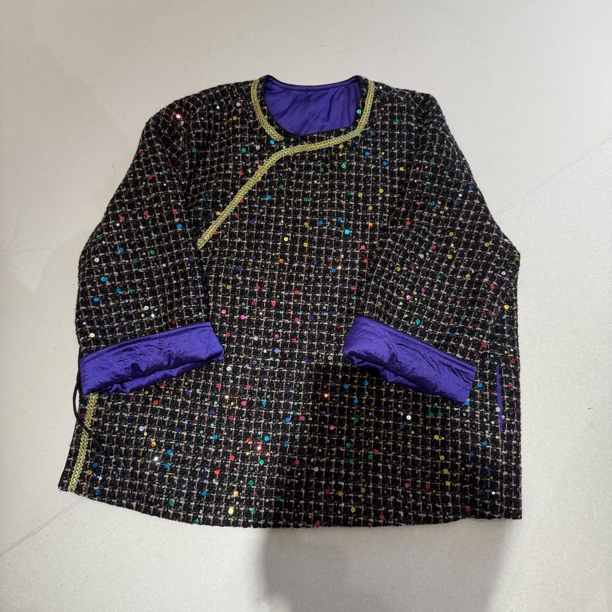 17052《手工太太服》 新中式百搭早秋新款重工外套