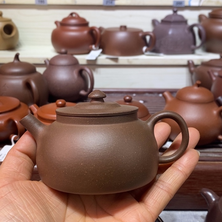 大***方紫砂茶壶微瑕处理一一把