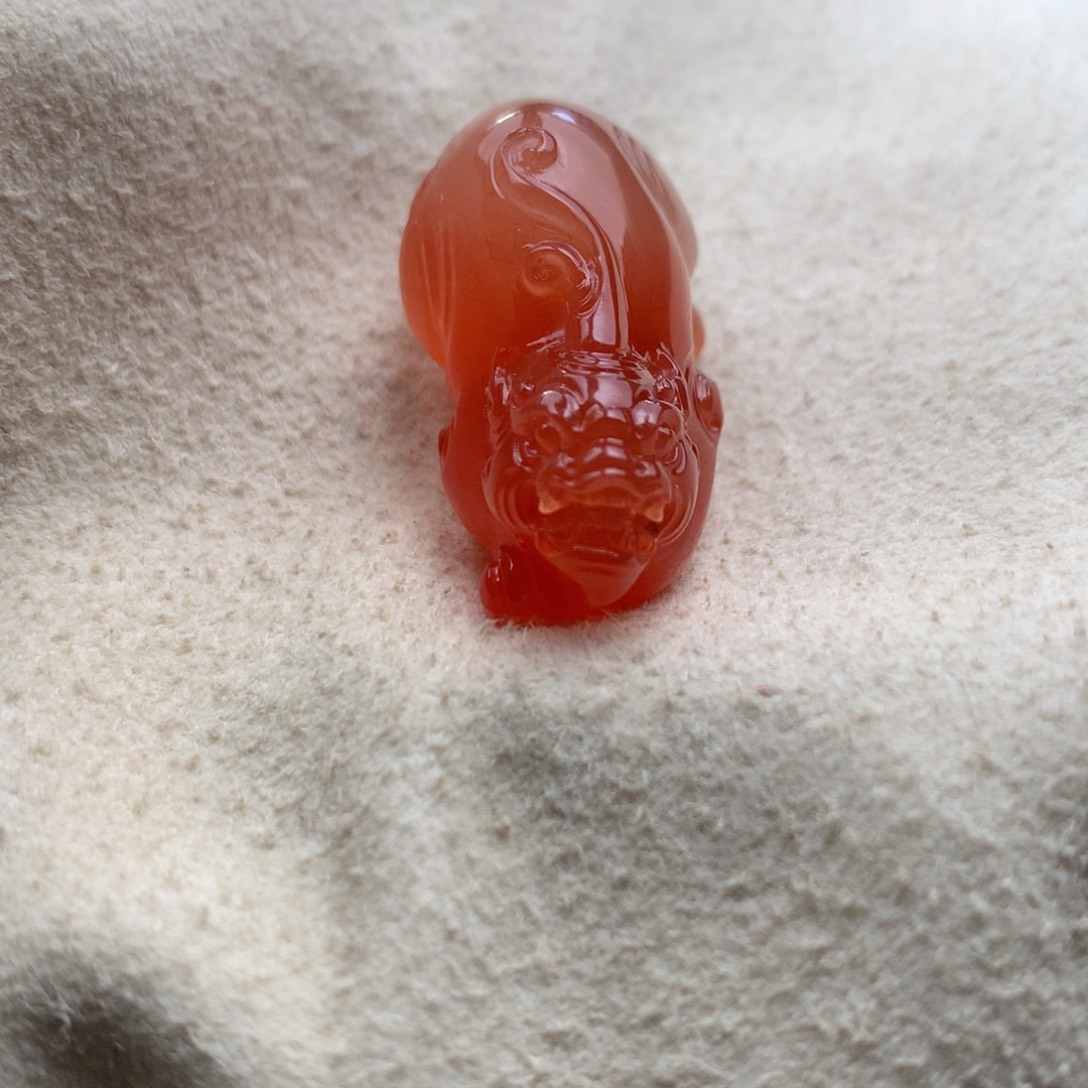 南红玛瑙未镶嵌保山天然原矿南红貔貅吊坠