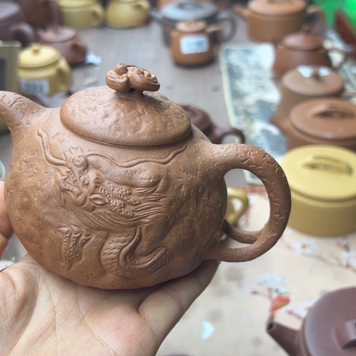 茶壶紫砂降坡泥半手270