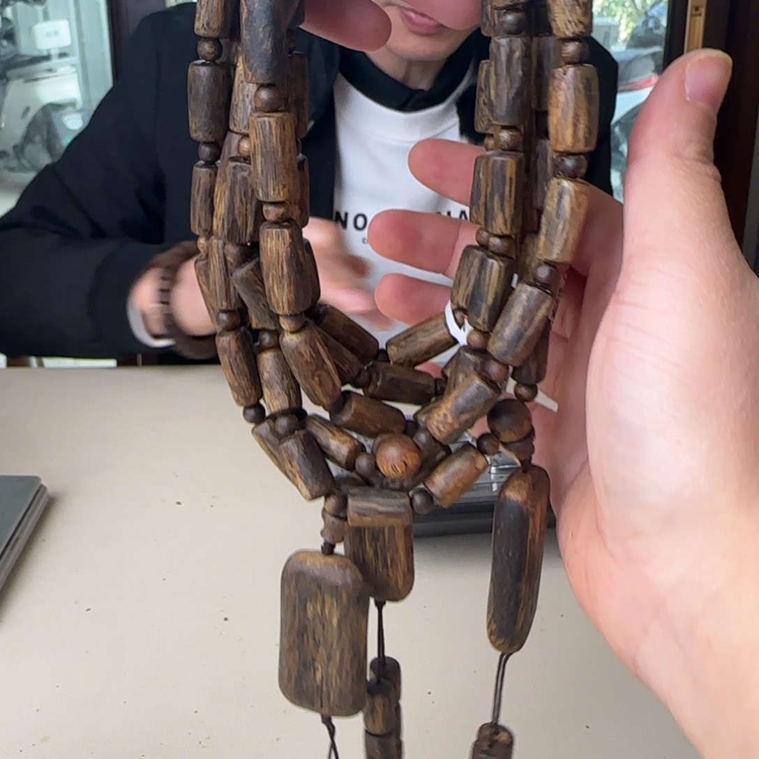 沉香手串绿棋蓝宝石多样性发货1条34克