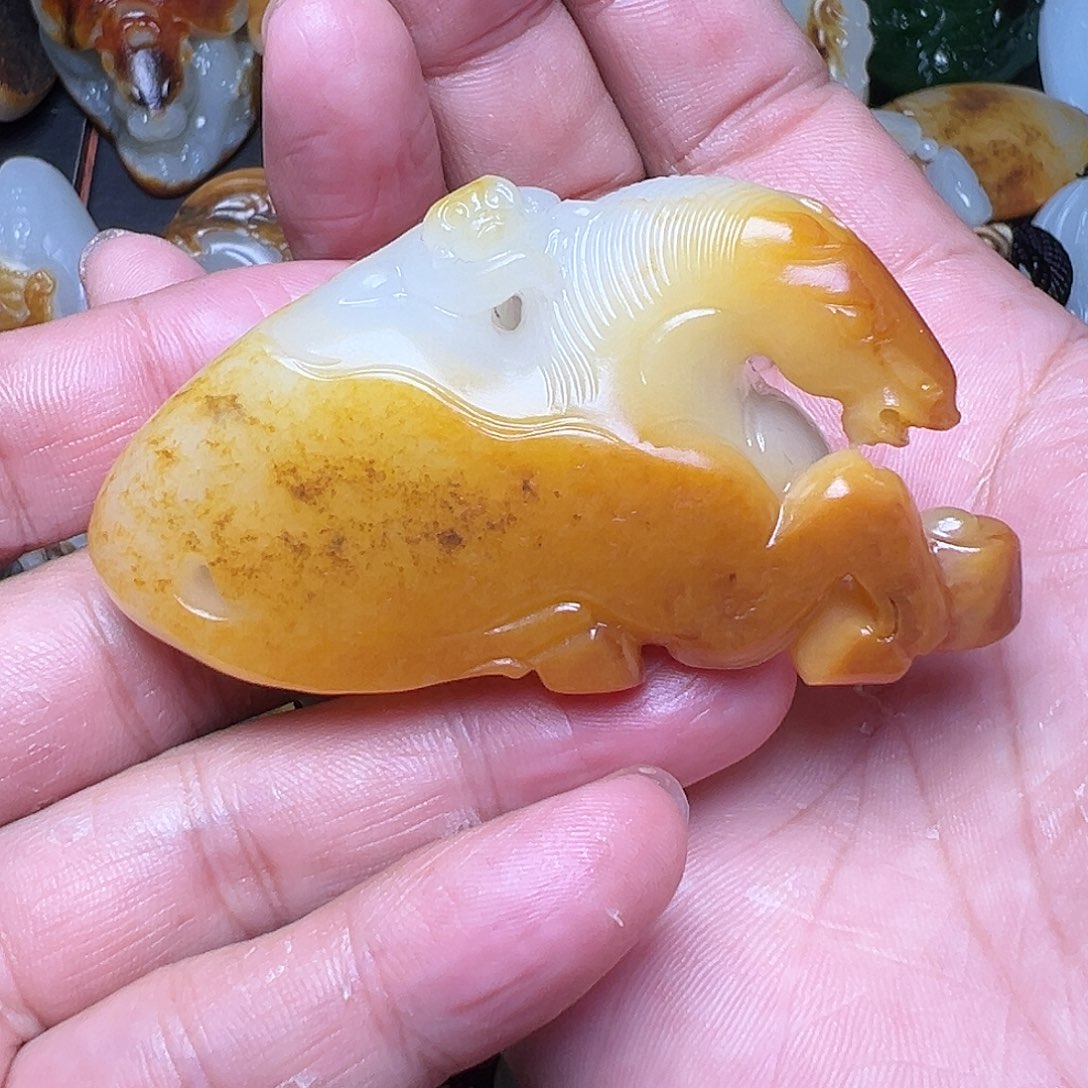 【闪购商品】未镶嵌和田玉把件风*
