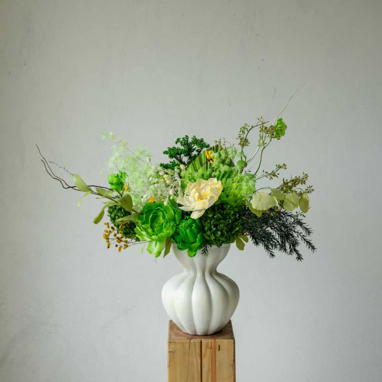 【夏日青】餐桌边几茶几斗柜永生花花束