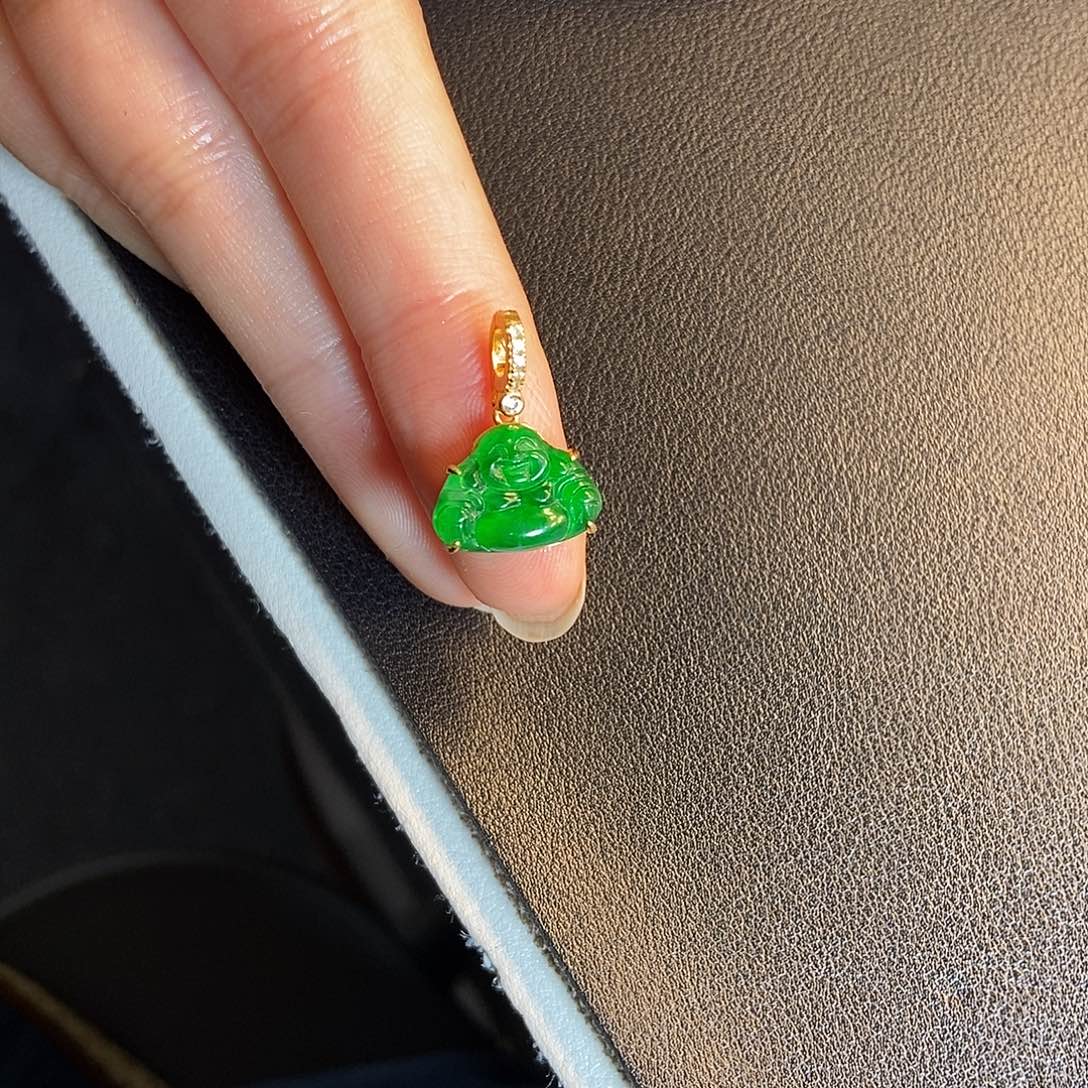 翡翠银S925镶嵌颈饰