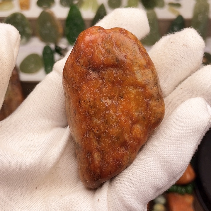 岫岩河磨玉（透闪石质玉）颈饰未镶嵌