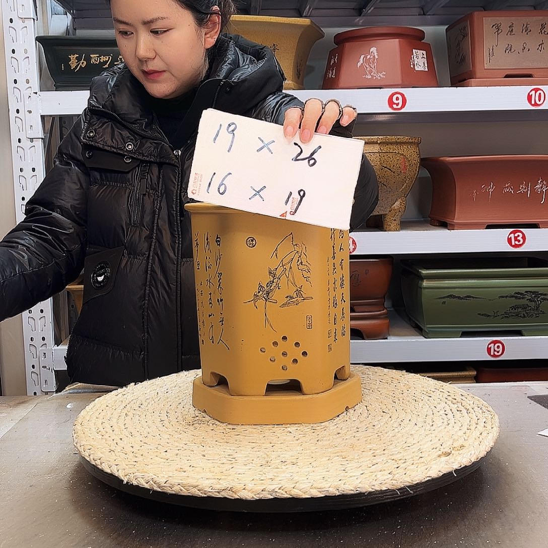 紫砂花盆紫砂花盆