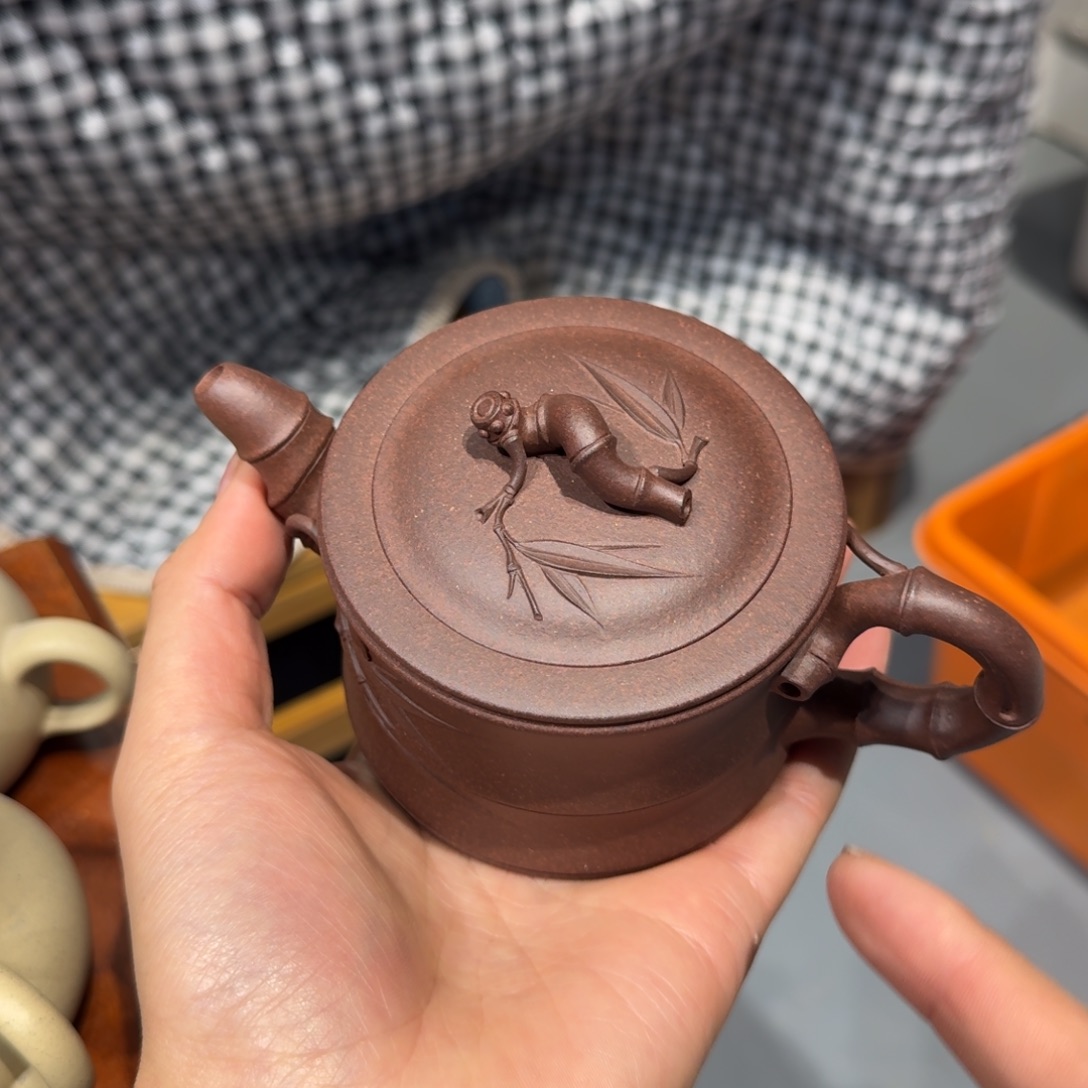 紫砂茶壶原矿原石的制作方法