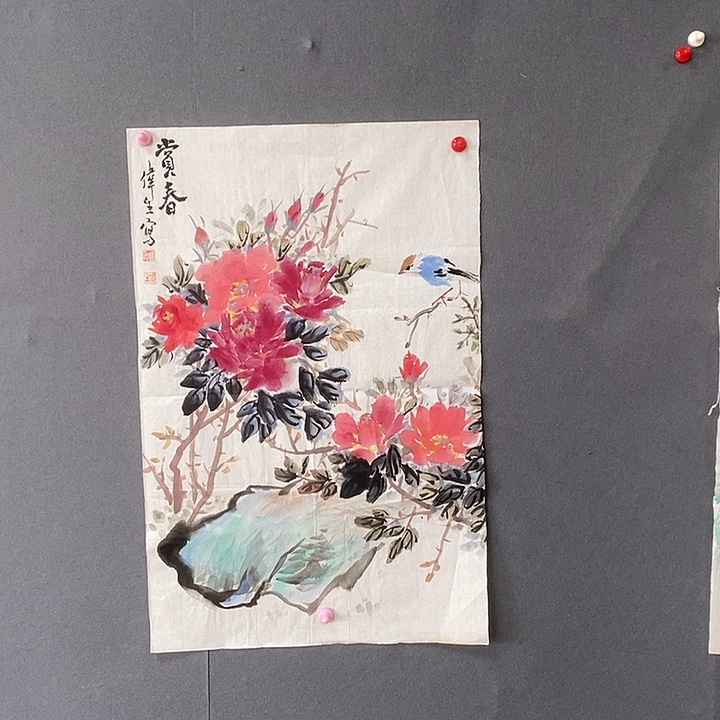 国画45/68何伟生手绘画芯