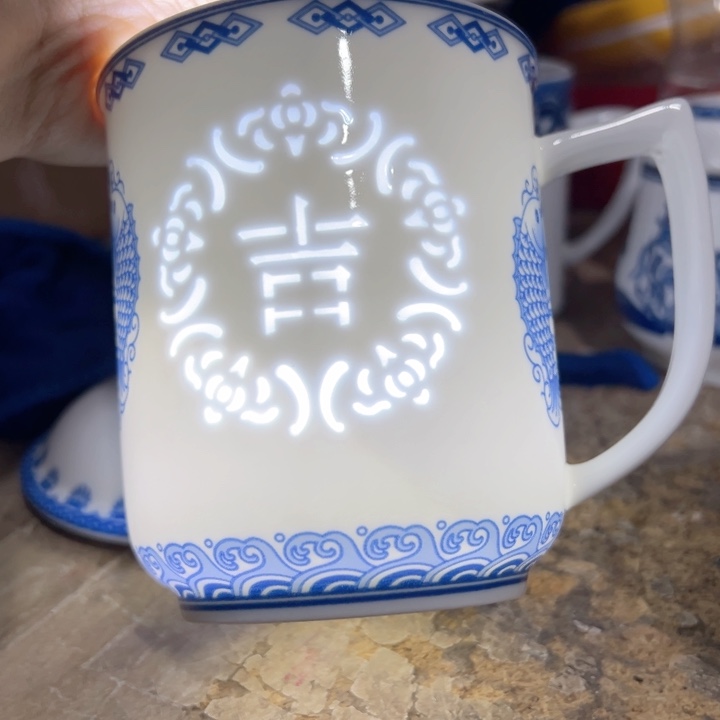 杯吉祥红叶办公杯一个