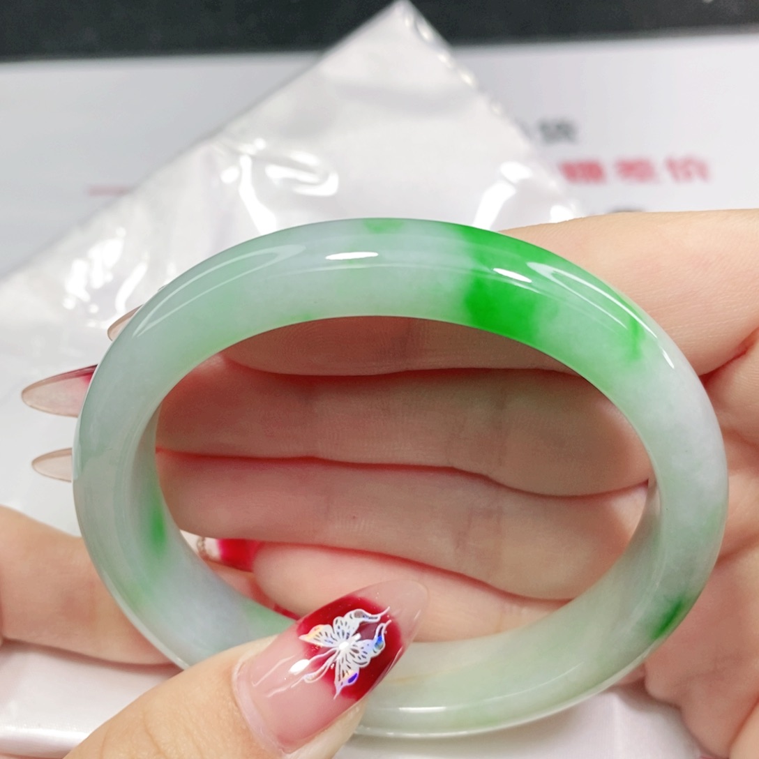 翡翠手镯未镶嵌55 56 贵妃