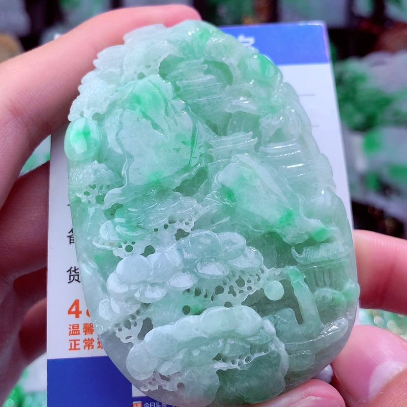 【闪购商品】翡翠颈饰未镶嵌挂件