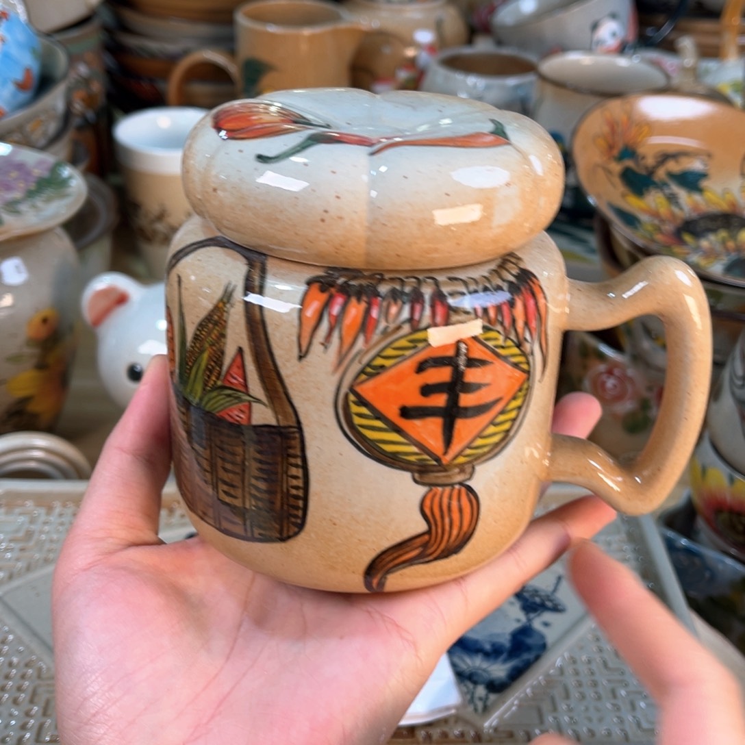 景德镇手工手绘杯