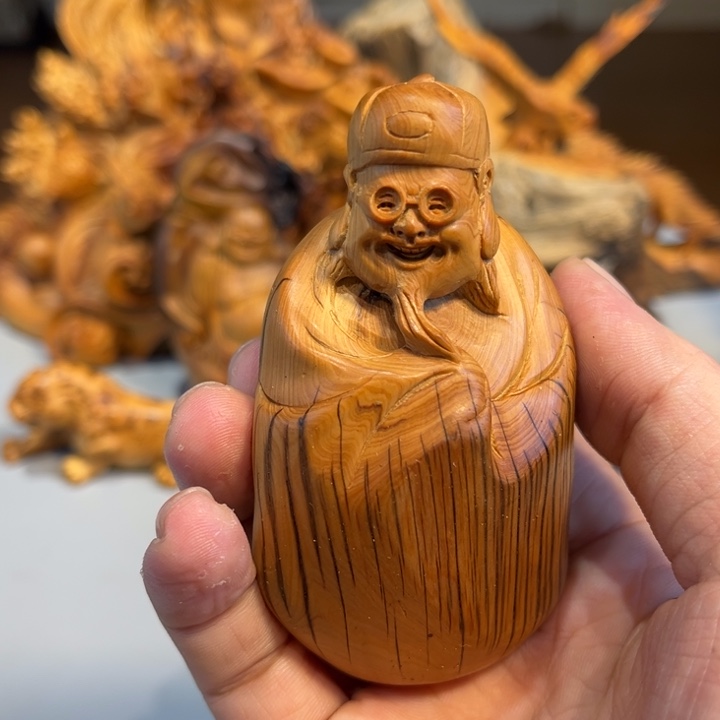 柏木（崖柏）根雕工艺摆件