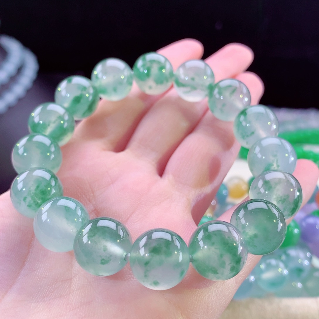 翡翠手链未镶嵌卡13.3