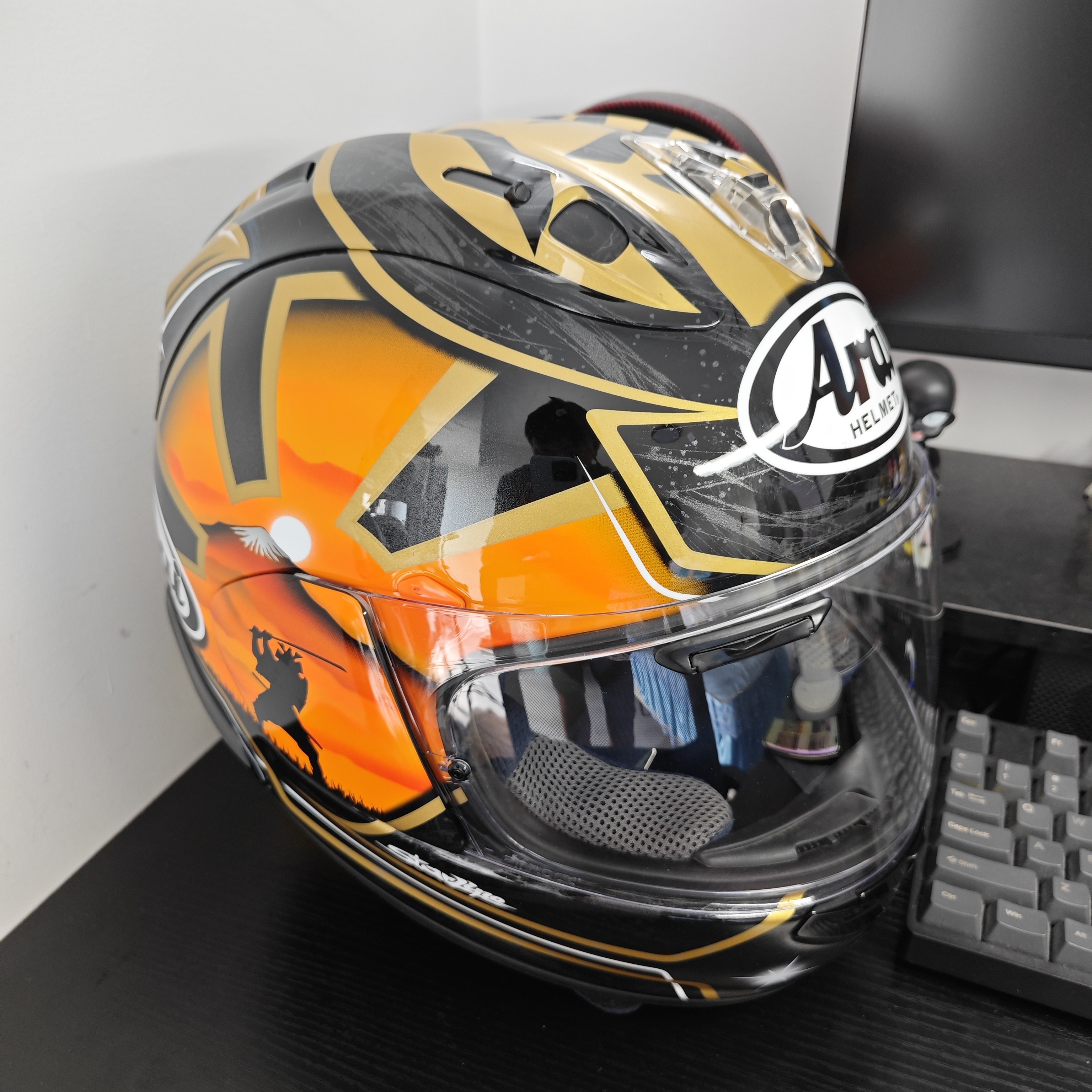 arai RX7X 金刀侍卫 L码 24出厂 绝版停产版画