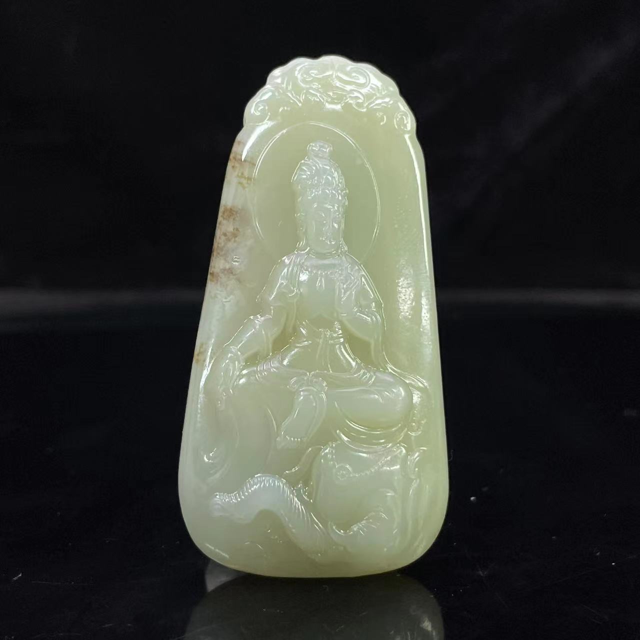 A185 和田玉吊坠 YX336028