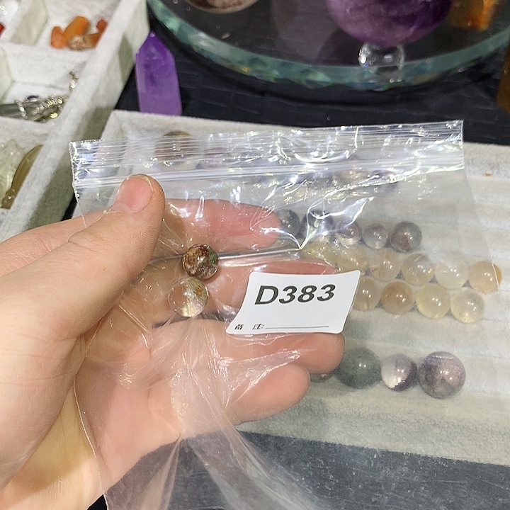 速***剧水晶珠宝半成品未镶嵌天然水晶D383