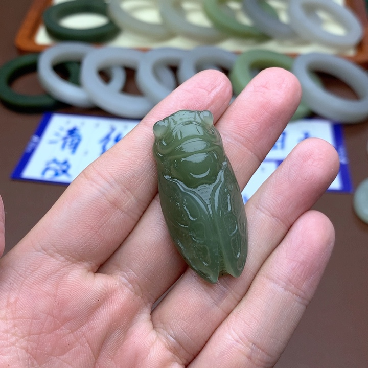 和田玉珠宝半成品未镶嵌