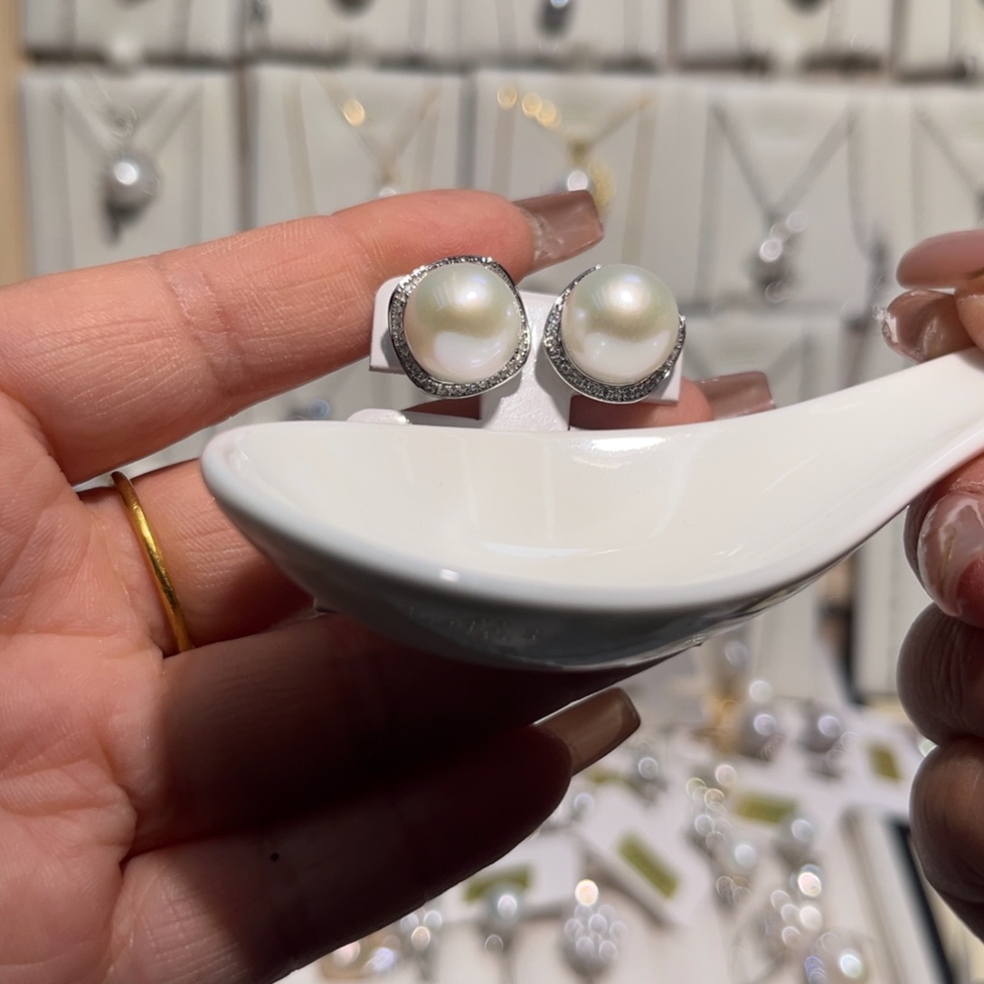 非金属无925银耳钉12.5点位