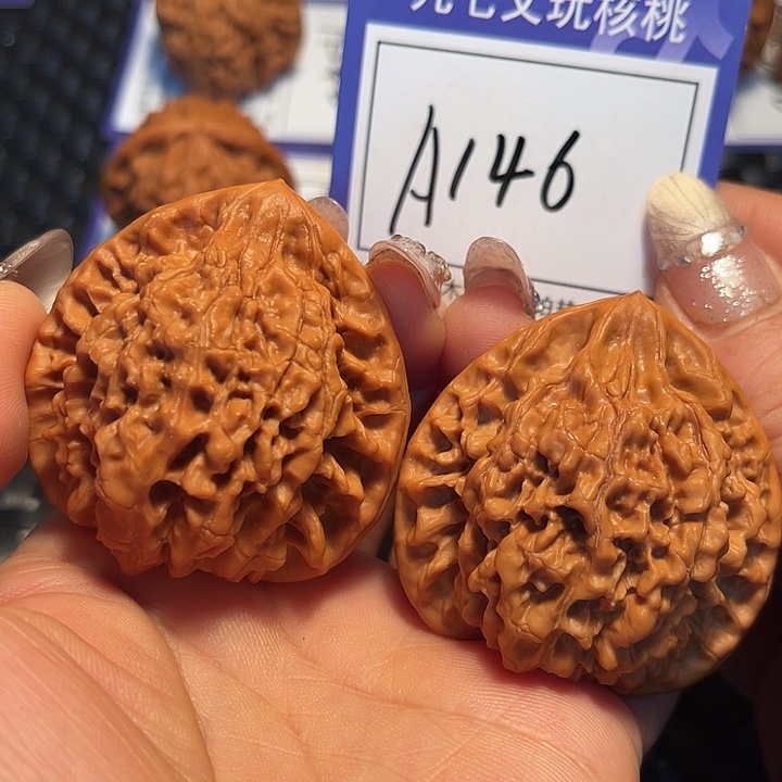 桃核把件46官帽A146