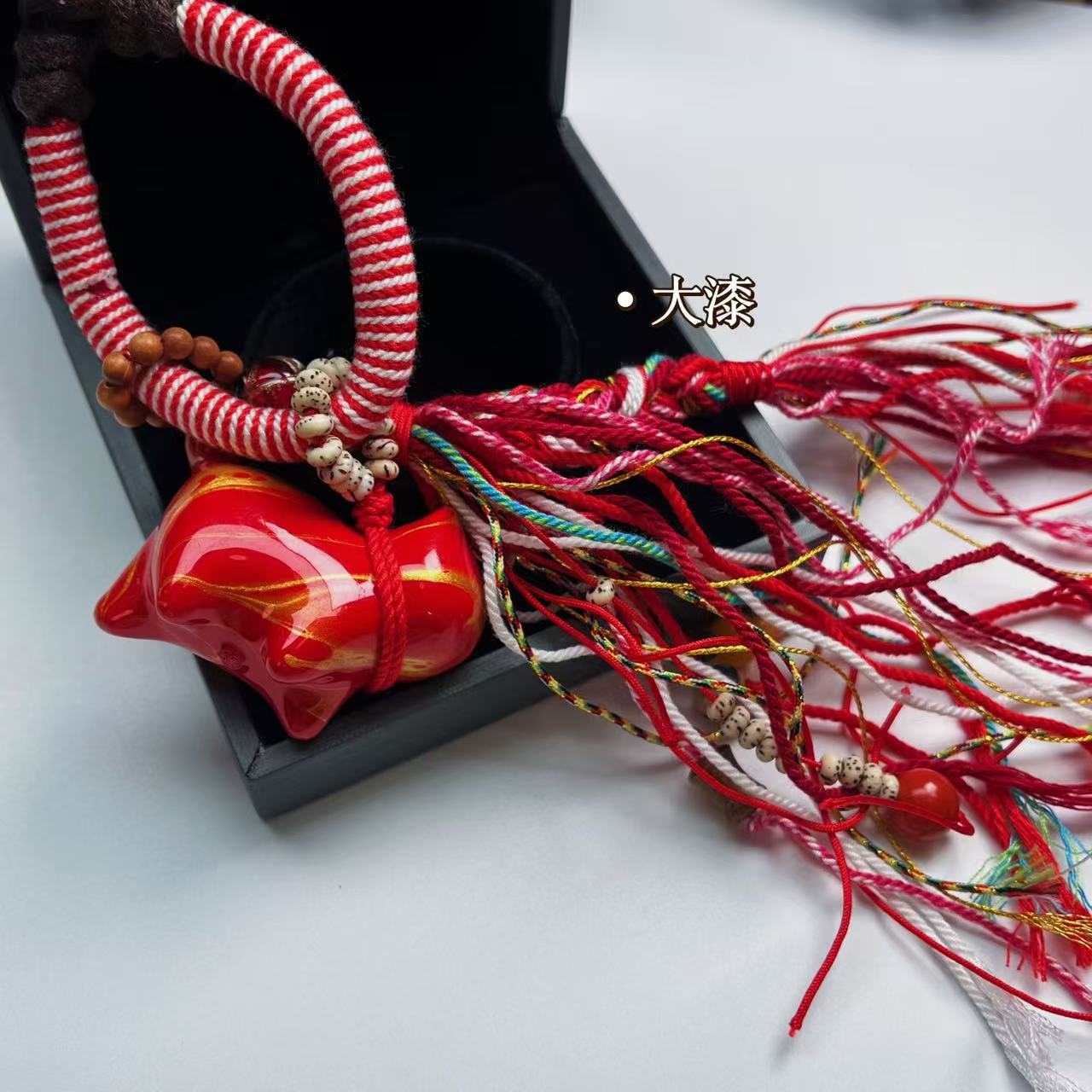 非金属硅胶吊坠 【十六珠宝】大漆猫猫车挂设计款TY155多样性发一