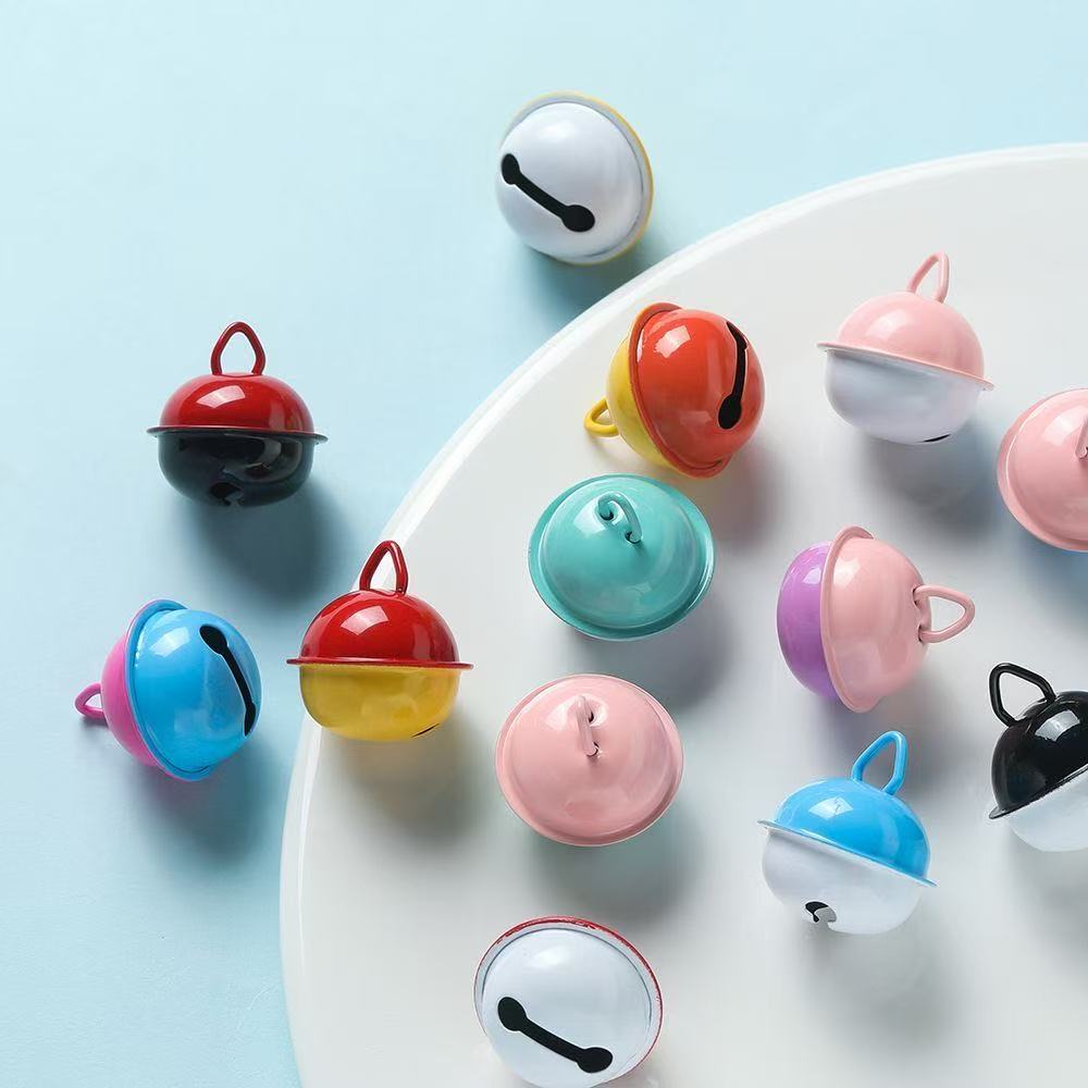 【凌先生】糖果色烤漆合金双色铃铛22mm 宠物包包挂件钥匙扣