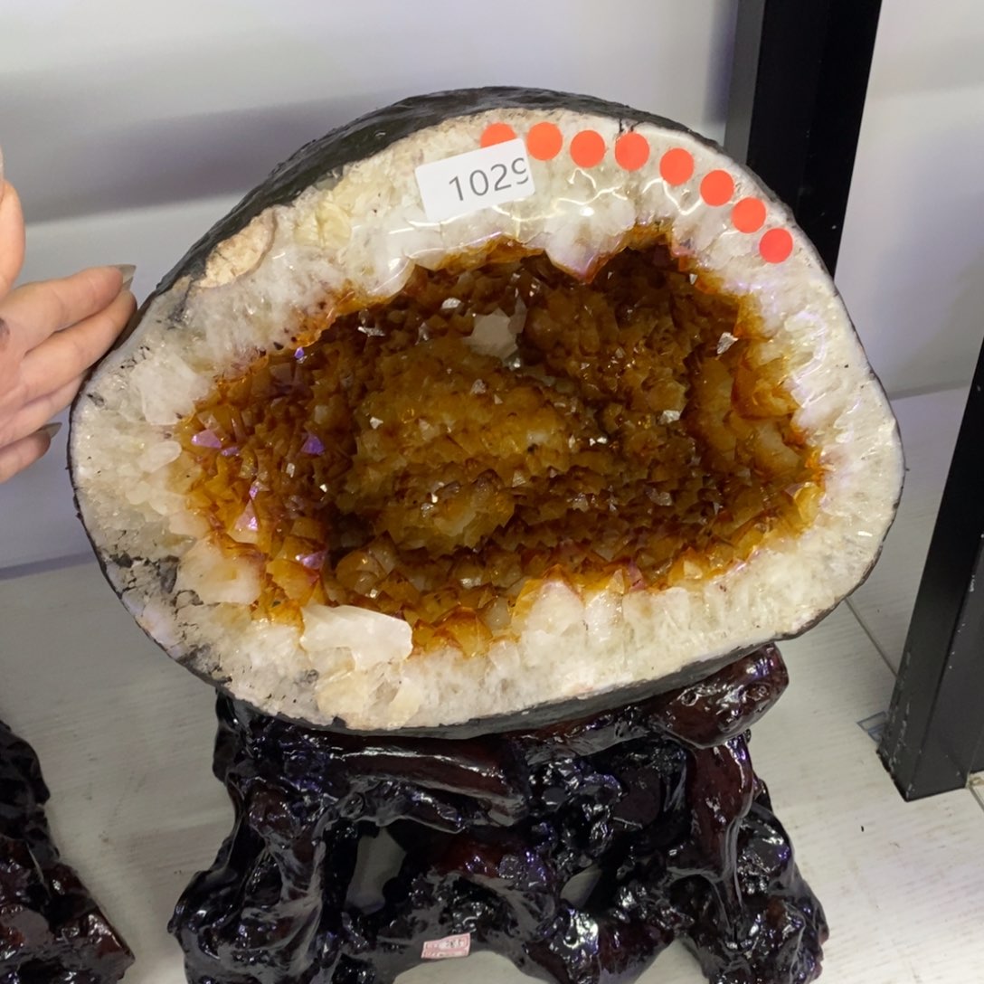 水晶摆件婷未镶嵌