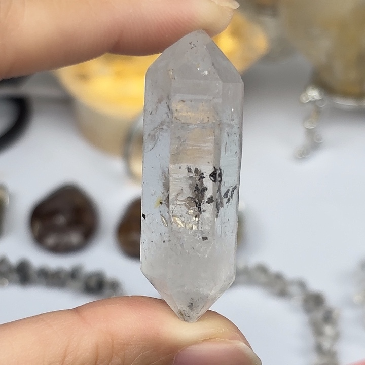 水晶颈饰未镶嵌白帽子闪灵钻