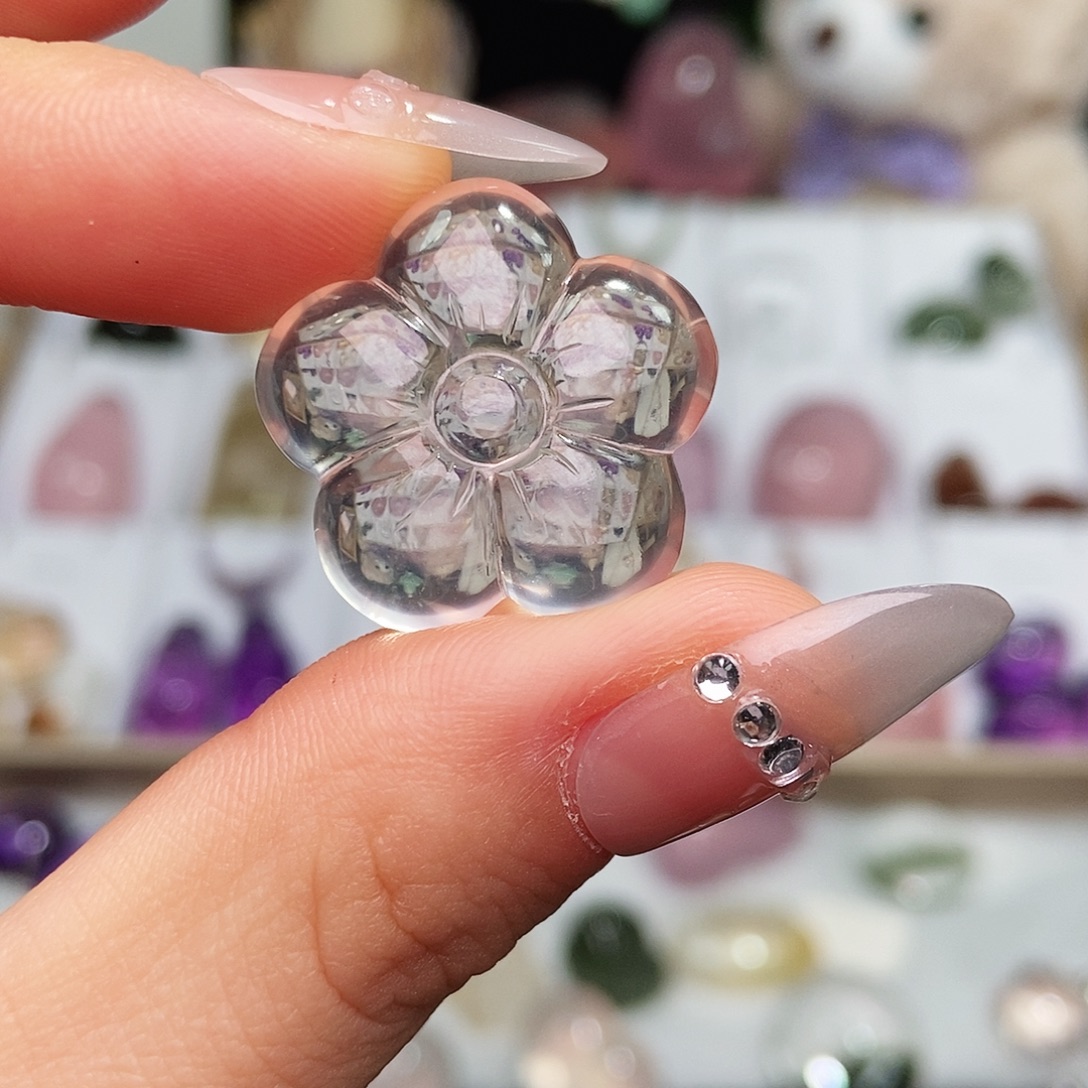 水晶未镶嵌吊坠(不含链)