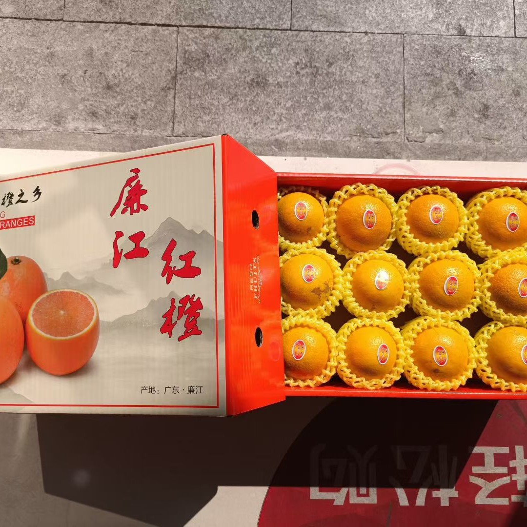 廉江红橙新礼盒装，双层24个精选大果，清甜可口，湛江特产